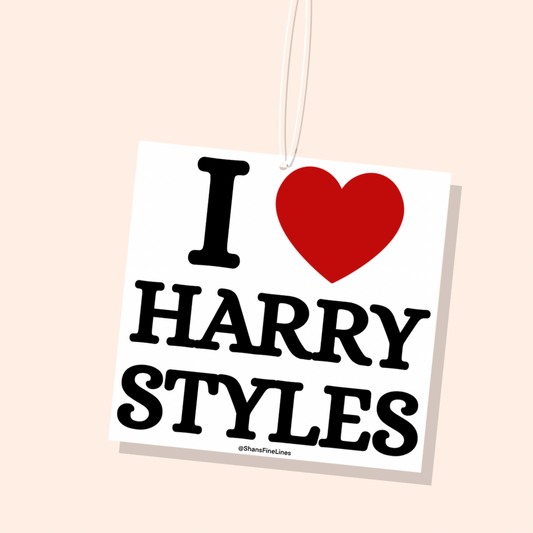 I ❤️ Harry Styles Car Freshiee