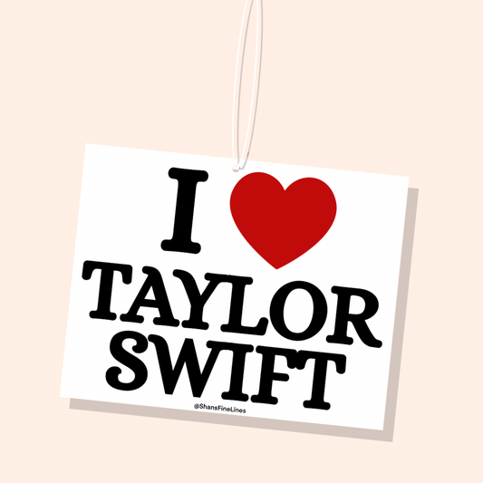 I ❤️  Taylor Swift Car Freshiee