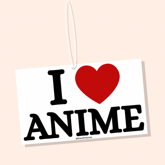 I ❤️ Anime Car Freshiee